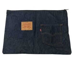 Vintage Levi's 501 Small E Blue Denim Document Holder Bag